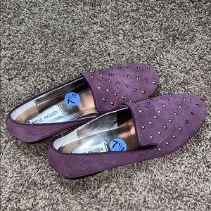 Steve Madden Eggplant Loafer Shoes